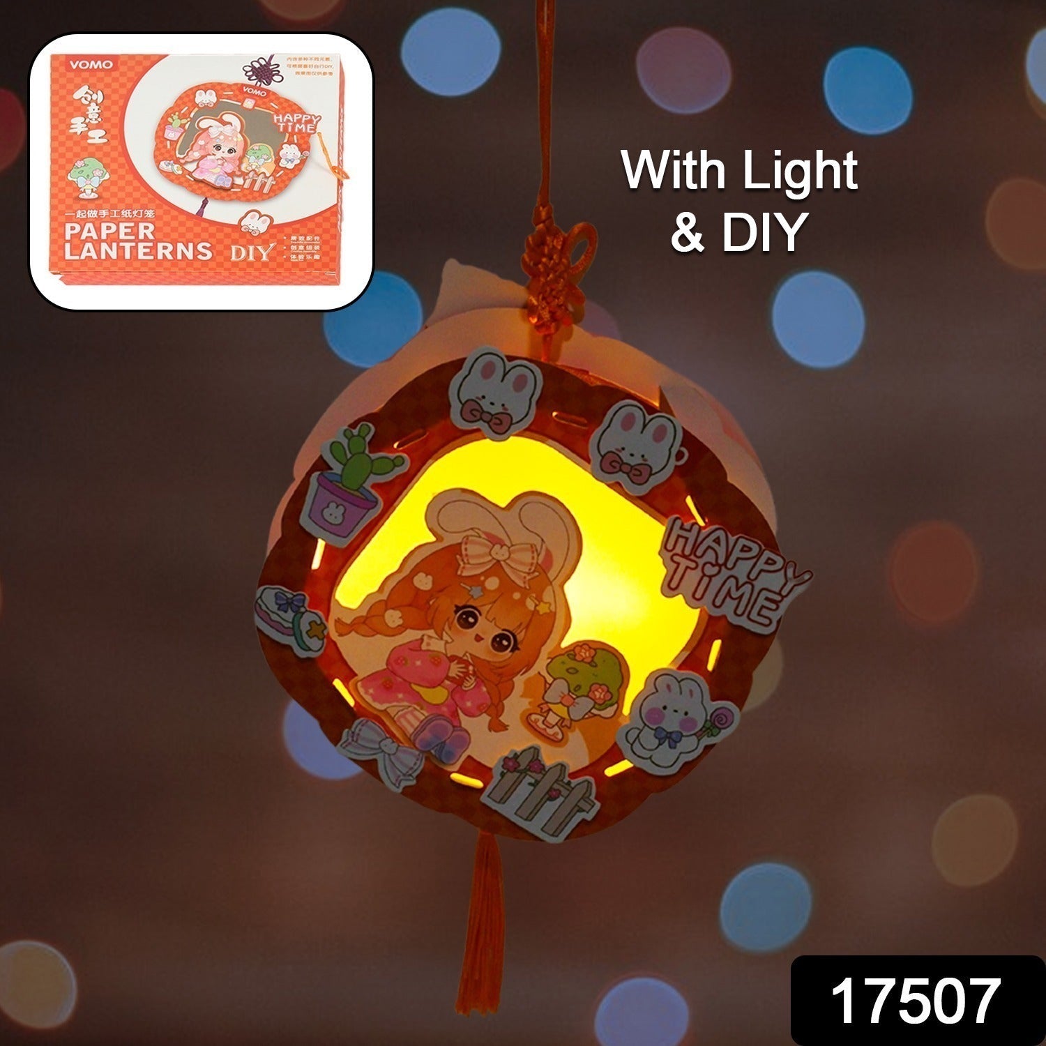 17507 DIY Traditional Lanterns Handmade Cartoon Paper Lanterns, Antique Portable Lantern Hollow-Out Projection Luminescent LED Lamp DIY Hanging Paper Lanterns for Festival Party Decor 17507 DIY Traditional Lanterns Handmade Cartoon Paper Lanterns, Antique Portable Lantern Hollow-Out Projection Luminescent LED Lamp DIY Hanging Paper Lanterns for Festival Party Decor